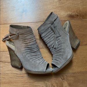 Franco Sarto Suede Booties